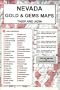 Nevada, Gold & Gems, 5 Map Set Then & Now