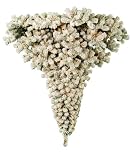 Barcana 4 Foot Flocked Ready Trim Half Upside Down Christmas Tree with 200 Clear Mini