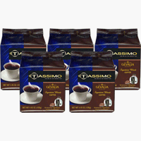 Braun 01319-5PACK Tassimo Signature Blend Regular Coffee Pods, 80 Pods by Braun