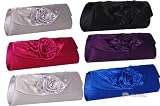 LADIES SATIN EVENING WEDDING PROM PARTY CLUTCH HANDBAG WOMEN GIRL SHOULDER BAG 1