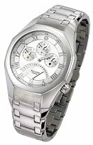 Accurist GM104S Stainless steel Gents flyback bracelet watch