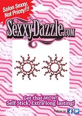 NipJazzle! Red Starburst set of 2