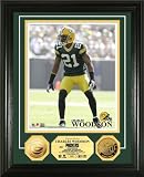 Charles Woodson Framed 24KT Gold Coin Green Bay Packers Photo Mint
