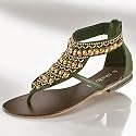 Klingel Sandalette oliv