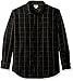 Haggar Men's Long Sleeve Microfiber Woven Shirt