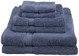 Pike Street 100-Percent Egyptian Cotton 725-Gram 6-Piece Towel Set, Wedgewood