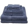 Pike Street 100-Percent Egyptian Cotton 725-Gram 6-Piece Towel Set, Wedgewood