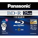 Panasonic Blu-ray Disc 10 Pack - 25GB 6X BD-R - 2010 Version