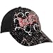 NASCAR Chase Authentics Kevin Harvick Ladies Black-Gray Checkered Past Adjustable Hat