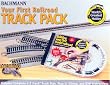 Bachmann Trains Snap-Fit E-Z Track Nickel Silver World's  Greatest Hobby First Railroad Track Pack