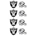 Rico Industries NFL Oakland Raiders 8-Pack Waterless Temporary Tattoos
