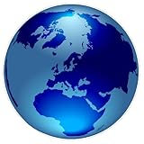 Peel and Stick Planet Earth Decal Wall Sticker Repositionable (21" x 21")