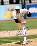 Autographed/Hand Signed 8x10 Photo Trevor Cahill Oakland A's