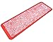 Yes4All Premium NBR Exercise Yoga Mat Printed Design – Foam Yoga Mat High Density 1/2 inch Extra Thick – Thick Yoga Mat with Carrying Strap (Paisley Punch Red)