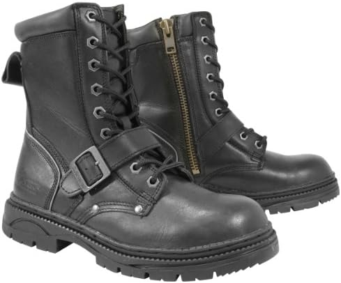 Xelement Mens Lace and Buckle Advanced Motorcycle Boots - 11