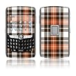 Copper Plaid Design Protective Skin Decal Sticker for Blackberry 8800/ 8820/ 8830/ World Cell Phones
