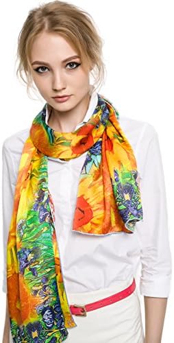 Mingxin womens light thin smooth silk made winter long length scarf scarf wrap