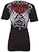 Archaic AFFLICTION Womens T-Shirt HEARTACHE Tattoo Biker UFC BKE Sinful