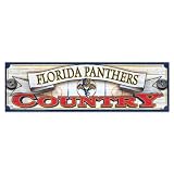 Florida Panthers 9x30 Wood Sign