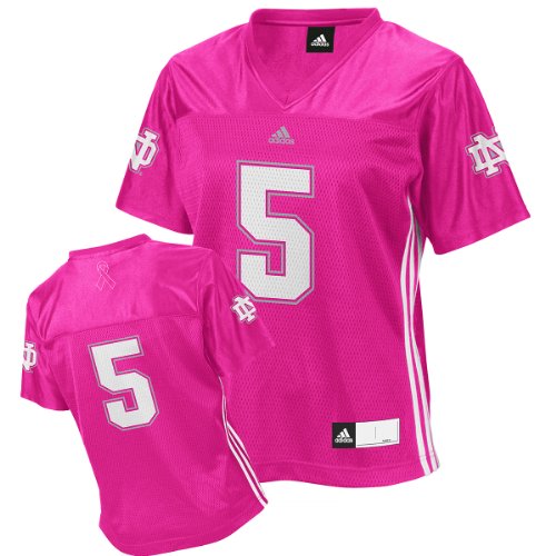 Adidas Notre Dame Fighting Irish Women's Pink Replica Football Jersey Large