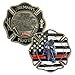 Firefighter Prayer Coin Thin Red Line US Flag Challenge Coin