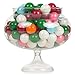 Clear Plastic Short Round Pedestal Jar - 6.25