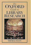 The Oxford Guide to Library Research
