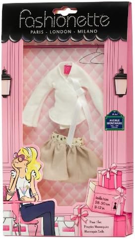 2 Fashion Outfits - Hollywood dress + Vacation Style designer - to fit Barbie By Fashionette Paris