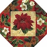 Holiday Botanical 7 Paper Dessert Plates (8 count)