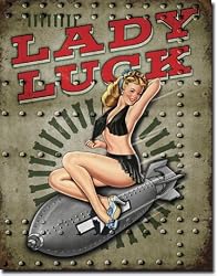 Legends - Lady Luck Tin Sign