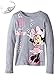 Disney Little Girls' Minnie Mouse Be Small and Shine Long Sleeve with Tiara