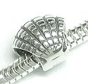 Queenberry (Free S/H) Sterling Silver Sea Shell Bead Charm For Pandora Troll Biagi Chamilia