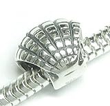Sterling Silver Sea Shell Bead Charm For Pandora Troll Biagi Chamilia