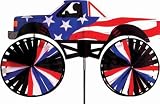 Patriotic Monster Truck Garden Spinner