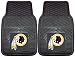Fanmats NFL 2 - Pc. Vinyl Floor Mat Set, WASHINGTON REDSKINS