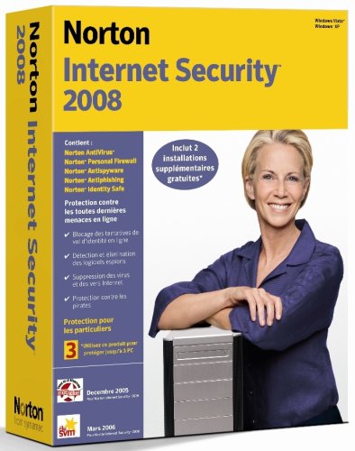 Norton Internet Security 2008 (3 postes)