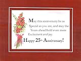 May This Anniversary . . . 8 x 10 Inches Sayings set in Double Beveled Matting