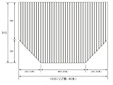 パナソニック 風呂ふた RL91008C 910×1335mm （リブ数 : 40本）  ( RL91008 代替品 )