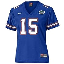 Nike Florida Gators #15 Royal Blue Ladies Replica Football Jersey