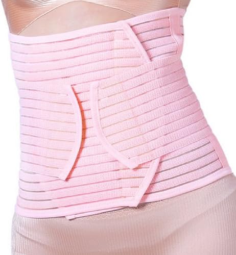 Fasidi Women Post Natal Recovery Belly Belt Postpartum Slimming Tummy Belt Asian Size XL - Pink