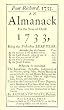 Poor Richard s Almanack for 1733: For the Year of Christ 1733