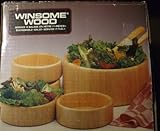 7 Piece Beechwood Salad Set