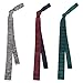 BMC Stylish 3pc Mixed Pattern Mens Fashion Knitted Neck Tie Accessory Set - The Guy Next Door