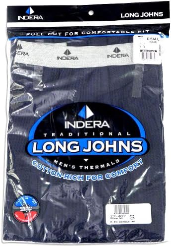 Indera Mills Colored Thermal Long John Bottoms