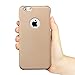 iPhone 6 Case, Acewin Exact-Fit iPhone 6 (4.7) Slim CaseNEW Soft Finish Coated Surface with Premium Matte Hard Case Cover for iPhone 6 (4.7) (Gold)