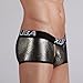 Xuba Mens Low Rise Sexy Underwear Trunk Boxer Brief Snake Black 1052