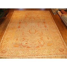 Handmade Turkish Oushak Rug 9'10x12'9 by Oscar Isberian Rugs