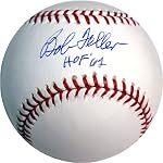 Bob Feller Hand Signed "HOF 62" Baseball book cover