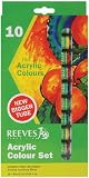 Reeves Acrylic Paint Tubes 10 Colors 8390110, 1 Item(s)/Order