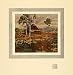 1911 Print Garden Bloom Country House Tree Flowers Art - Original Color Print